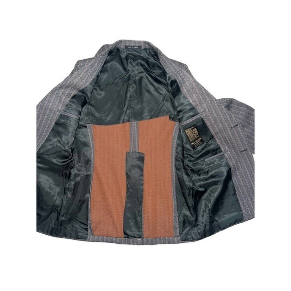 Mens Unbranded Blazer Double Knit Wrinkle Resistant Size L - Picture 5 of 10